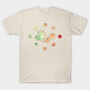 Watercolor Acorns T-Shirt